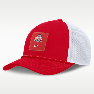 Ohio State Sideline Gameday Rope Men's Nike College Trucker